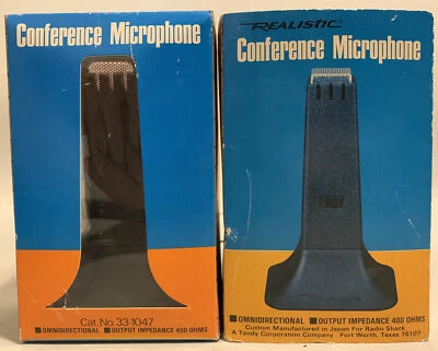 Realistic Omnidirectional Conference Microphone 33-1047 W/ Box - Image 1 of 3