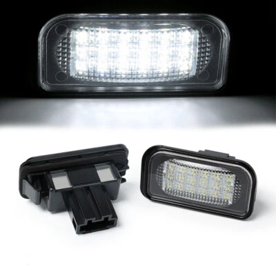 For Mercedes Benz C-class W203 W209 CLK Canbus LED License Number Plate Lamp 2x Foto 1 de 4