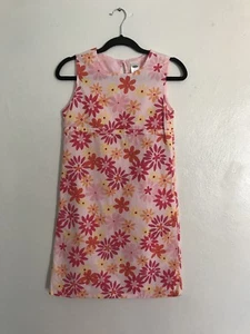Old Navy Girl’s White Multi Color Floral Sleeveless Dress Size 14 - Picture 1 of 9