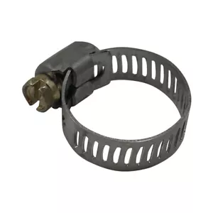 Box of 10 Stainless Steel Mini 7/16 - 25/32" Worm Gear Hose Clamp 5/16 Band - Picture 1 of 5