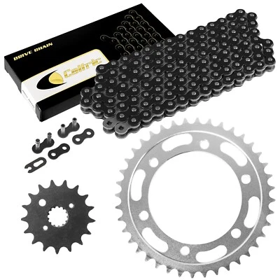 Black Drive Chain And Sprocket Kit for Suzuki GSX-R1300R Hayabusa 1300 1999-07 - Image 1 of 4