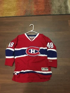 MONTREAL CANADIENS DANIEL BRIERE #48 HOCKEY JERSEY SZ: YOUTH L/XL SEWN STITCHED - Picture 1 of 5