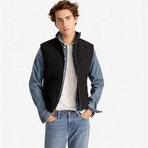 J. Crew Men's Sussex Quilted Vest with PrimaLoft Navy Blue Size Medium - Picture 1 of 9