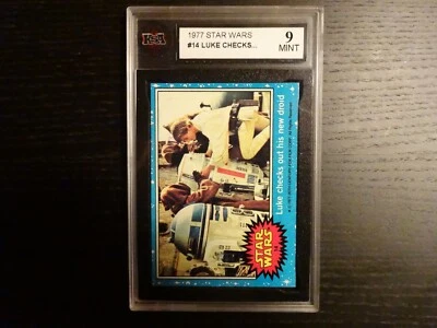 1977 STAR WARS #14 Luke Checks Out His New Droid KSA 9 (PSA 9/APR $300) MINT 💎 - Image 1 of 3