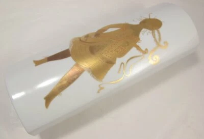 Vintage Furstenberg Vase Seit 1747 02976 weiß mit Golddekor Design - Bild 1 von 4