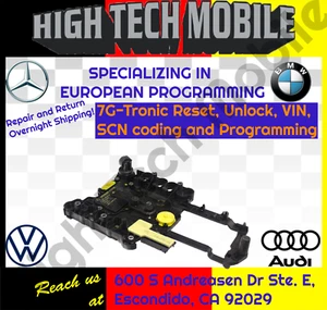 Mercedes 7G Tronic 722.9 Conductor Plate TCM Reset Programming Unlocking SERVICE - Picture 1 of 12
