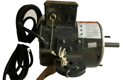 NEW DAYTON 4ETE5 AIR CIRCULATOR MOTOR 1/3hp 1100rpm 2 Spd ,BI - Image 1 of 4