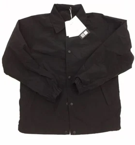 Uniqlo U x Chris Lemaire Hombre Coach’s Chaqueta Negra Embalable Pequeña Nueva con Etiquetas Rara - Imagen 1 de 2