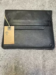 TIMBERLAND CUSTODIA TABLET NERA 100% VERA PELLE ~ SUPPORTO PAD A1BEW001 - Foto 1 di 15