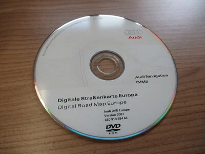 Navi Navigation DVD Karte Europe Deutschland 2007 AUDI A6 4F A8 4E 4E0919884AL - Bild 1 von 4