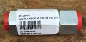 Terex 444080 VALVE CHECK #8 SAE(25 PSI) - Bild 1 von 3