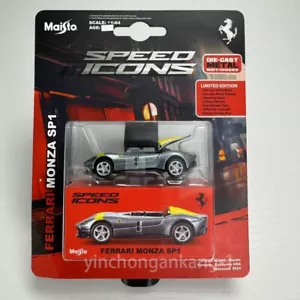 Maisto 1:64 Speed Icons Ferrari Monza SP1 – Silver - Picture 1 of 9