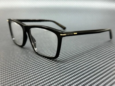 GUCCI GG1445O 005 Black Men's Extra Large 59 mm Eyeglasses - Image 1 of 4