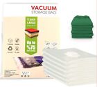 Vacuum Storage Bag Space Saver Cloth Organizer Double Zip Lock Plastic Bag