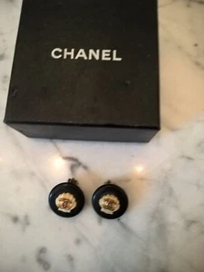 CHANEL Ohrringe Cc Logo Vintage Clip - Bild 1 von 3