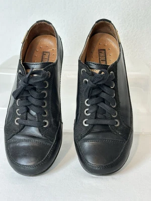 Pikolinos Black Leather Lace Up Sneakers Womens EU 37 6.5 - 7 US - Image 1 of 4
