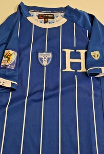 Honduras National Soccer Team Jersey Medium M 2010 FIFA World Cup Patch Shirt - Picture 1 of 8