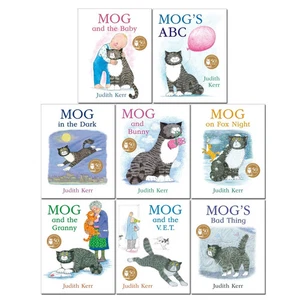 Mog The Cat Books Series 8 Books Collection Set Pack By Judith Kerr - Mog And Th - Picture 1 of 1