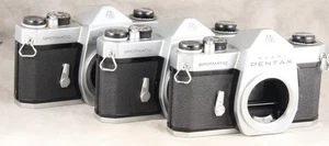 Three Pentax Spotmatic SP Bodies, AS-IS - Picture 1 of 4