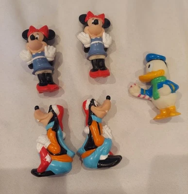5-Personaje Disney Minnie Goofy Donald Navidad Luces Cubiertas De Colección Coleccionistas Foto 1 de 2