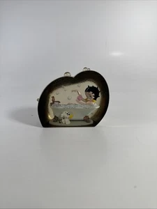 Betty Boop Peso Carta Westland Resina Trasparente Vasca da Bagno a Bolle - Foto 1 di 10