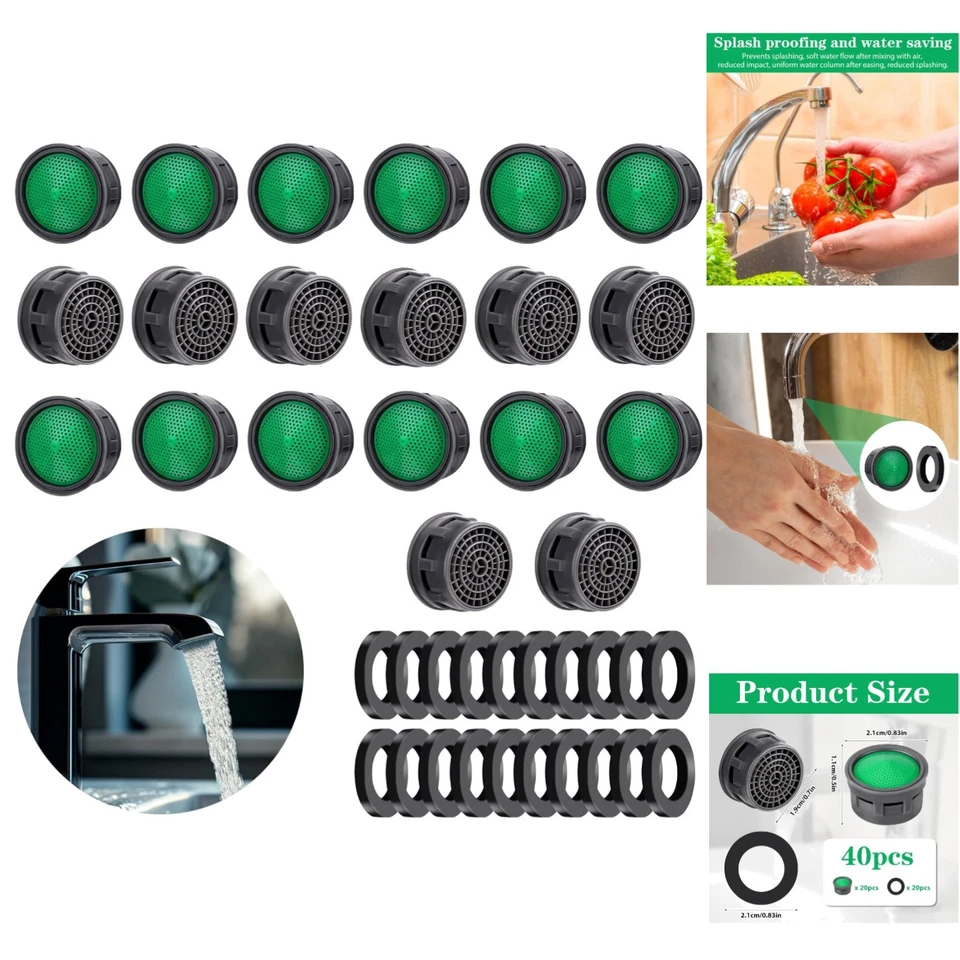 20 Stück Perlatoren für Wasserhähne,Perlator Wasserhahn Siebeinsatz,Wasserhah... - Bild 1 von 2