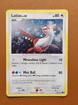 Latias POP Series Promos 7 3/17 Regular Rare LP - MP Pokémon Card TCG - Image 1 of 2