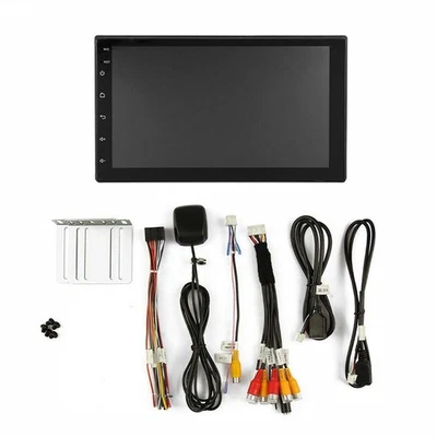 Radio estéreo para automóvil con pantalla táctil de 7 pulgadas 2 din Android Bluetooth WiFi navegación GPS Foto 1 de 4