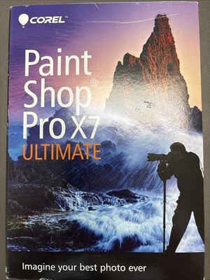 PAINT SHOP PRO X7 ULTIMATE (DVD-Rom Edition) Corel Photo Editing Windows PC - Image 1 of 4