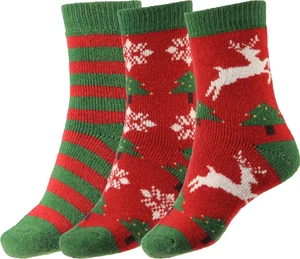 BomKinta Damen Winter Stiefelsocken dick warm kuschelig Crew Socken - 3 Paar Set - Bild 1 von 11
