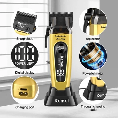 KEMEI KM-90-4 Cortapelos Profesional para Hombres Kits de Corte de Pelo Inalámbrico/Corte de Pelo, Foto 1 de 4