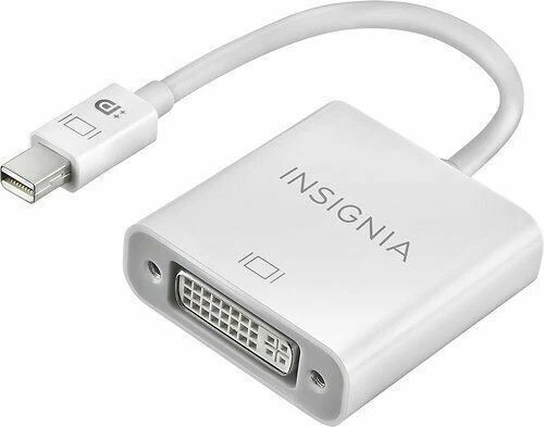 Insignia - Mini DisplayPort-to-DVI Adapter - White  - Image 1 of 1