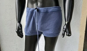 Vintage Undergear by International Male Blue Mini Lounge Shorts Men's Large - Picture 1 of 6