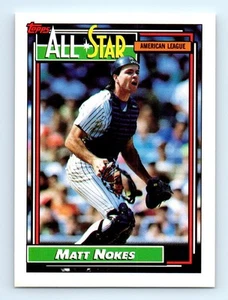 1992 Topps Matt Nokes New York Yankees #404 - Picture 1 of 2