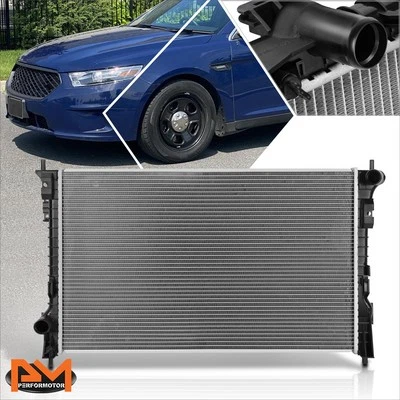 Full Aluminum Core Radiator for 10-19 Ford Taurus Lincoln MKS 2.0/3.5L DPI-13307 - Image 1 of 4