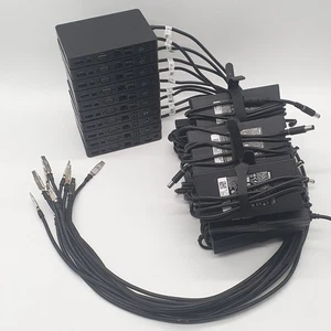 Bulk Lot 10x Dell Dock WD15 K17A USB-C Docking Station + 10x Power supply - Afbeelding 1 van 10