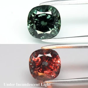 💎 1.55ct Cushion Natural Color Change Garnet - Unheated, Tanzania Gemstone - Picture 1 of 6