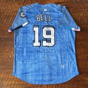 Josh Bell Signed Washington Nationals Jersey PSA DNA Autographed - Picture 1 of 6