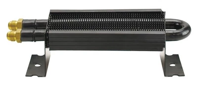 Derale 2 Pass 8" Series 7000 Copper/Aluminum Cooler with Mount Brackets, -6AN - Image 1 of 4