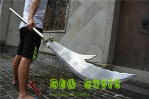 Spade a lama affilata acciaio manganese KungFu Guan-Gong Big Dao cinese - Foto 1 di 10