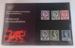 Wales & Monmouthshire Regional Definitive Pre-Decimal UK Stamp Presentation Pack - Picture 1 of 5