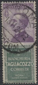 REGNO - 1924/25 pubblicitario, 50 C. Tagliacozzo - (226/FM22) - Bild 1 von 1