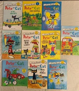 Lot 10 Pete the Cat Books Readers James Dean (lot B) - Picture 1 of 3