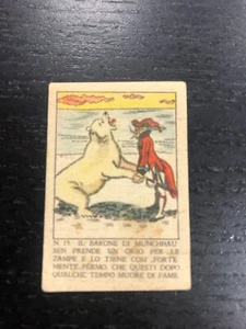 IL BARONE DI MUNCHAUSEN FIGURINA CARTONATA ANTEGUERRA n 15 - Imagen 1 de 2