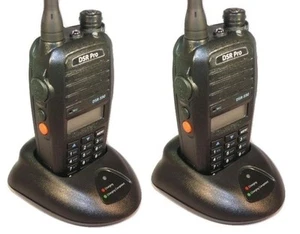 2 Pack 5 Watt UHF 450-520MHZ Two Way Radio For Retail Use - 2 Year Warranty - Picture 1 of 7