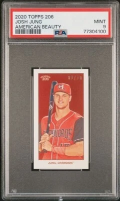 2020 Topps 206 Josh Jung American Beauty RC 1/10 SSP PSA 9 Pop 1 w/ none higher - Image 1 of 3