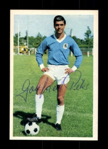 Gottfried Peter TSV 1860 München Bergmann Sammelbild 1967-68 Orig Sign+ A 220909 - Picture 1 of 2