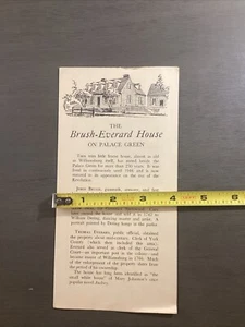 Vintage Pinsel - Edward House Prospekt in VA B46 - Bild 1 von 7