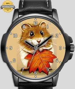 Hiding Mouse Scared Novelty Art Unique Unisex Beautiful Wrist Watch UK FAST - Picture 1 of 1
