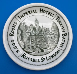 VTG Imperial Hotels Russell Square London England Ashtray Hotel Ware Wood & Sons - Picture 1 of 4